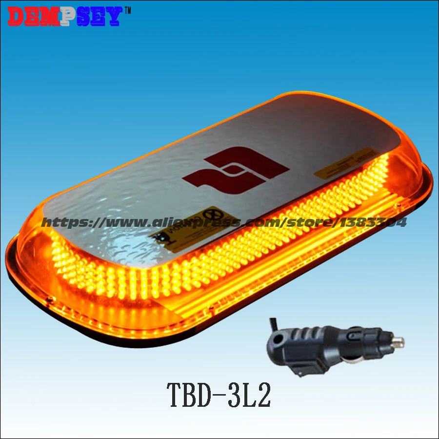 

TBD-3L2 LED Super bright mini lightbar,DC12/24V Amber emergency warning lightbars,trucks/fire/Police cars Strobe Flashing light