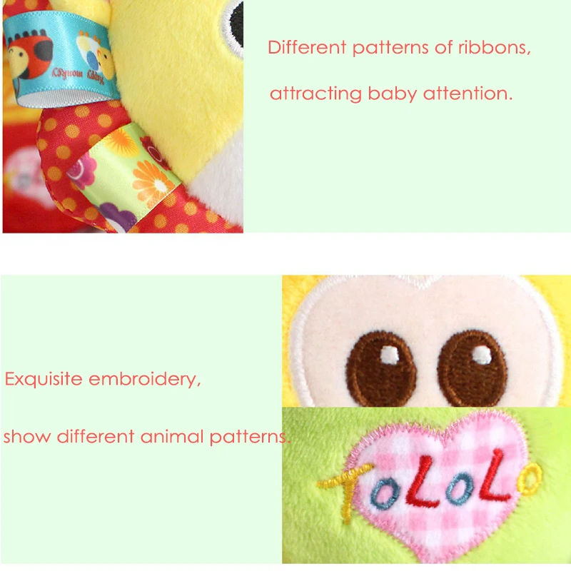 Baby Roly-poly Tumbler Rattle Toy Soft Cartoon Musical Animal Giraffe/Dog/Monkey Lion Plush Stuffed Doll for Newborns Gifts