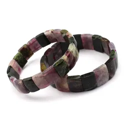 Natural Tourmaline Stone Beads Bracelet Natural Energy Jewelry Bangle For Women Wholesale !