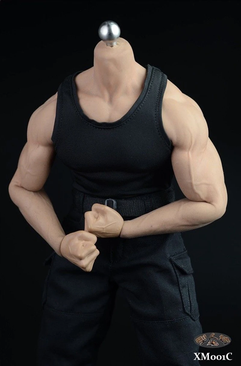 1/6 Scale Vest Pants Belt Shoes Model for M34 Strong Muscle Male Body 12 inches Action Figure Accessories