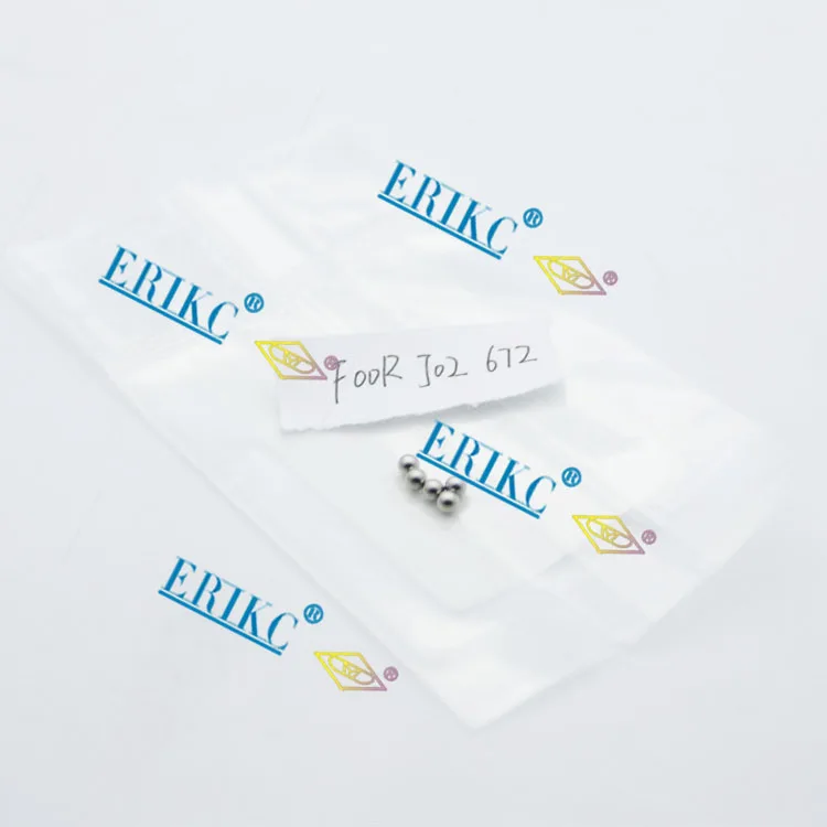 ERIKC F00RJ02672 Common Rail Fuel Injection Valve Ball F00R J02 672 Repair Kit Ball F 00R J02 672 Under Injector Solenoid Valve