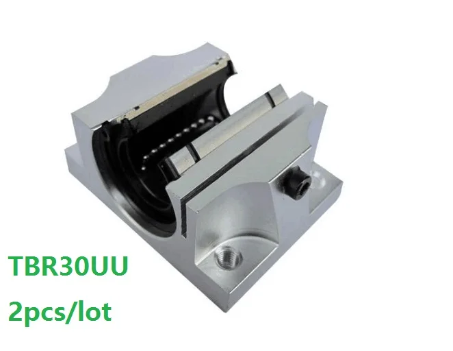 

2pcs/lot TBR30UU 30mm Linear Ball Bearing Support Block CNC Router for 3D printer parts linear rail
