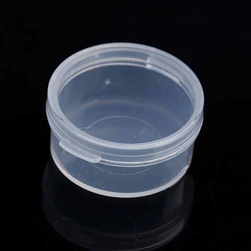 5Pcs Make Up Jar Mini Sample Sealing Pot Face Cream Container Portable Bottle Plastic Transparent Case Salad Sauce Portable Box