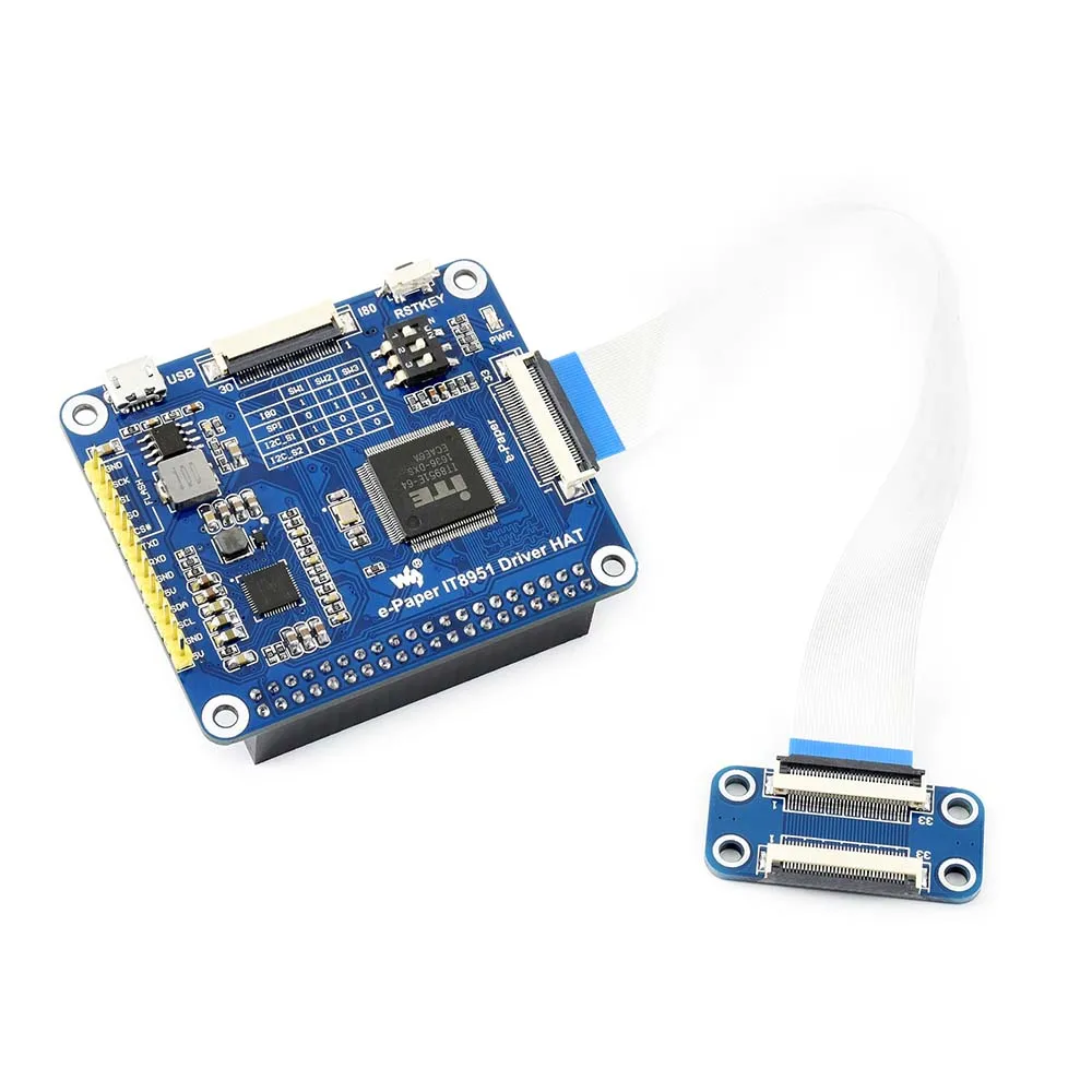 1200*825, 9.7Inch E-Ink Display Hoed Voor Raspberry Pi, IT8951 Controller, usb/Spi/I80 Interface ..