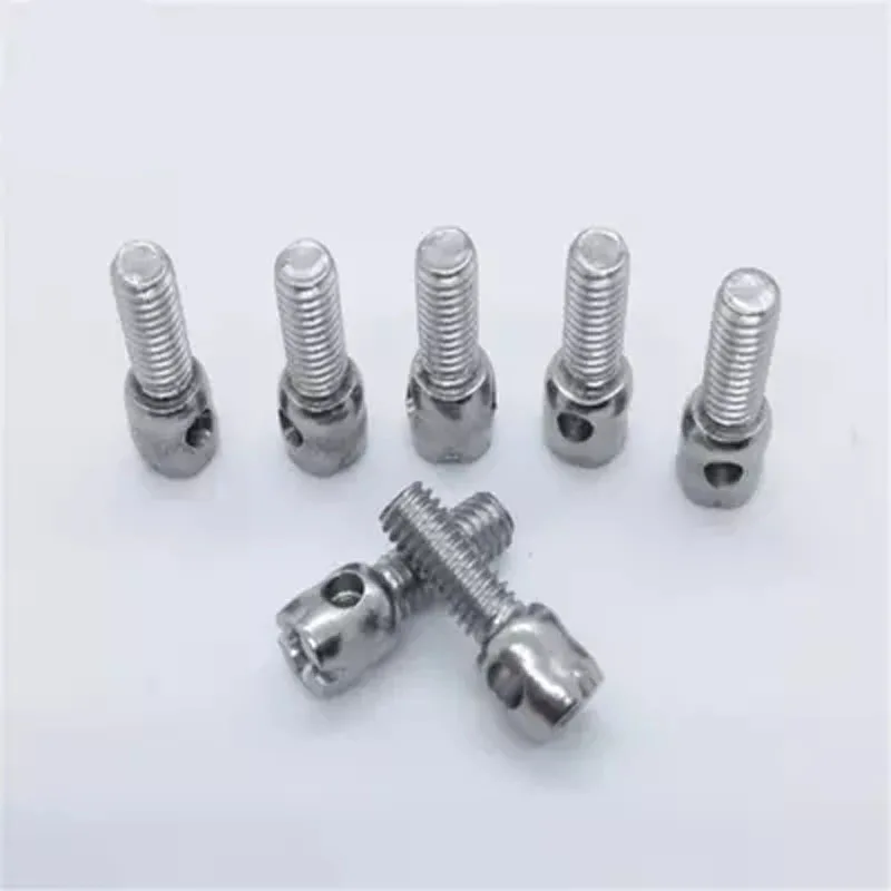 10pcs M4 304 stainless steel  Lead seal screw Meter screws Cover bolt Perforated bolts 8mm-50mm Length