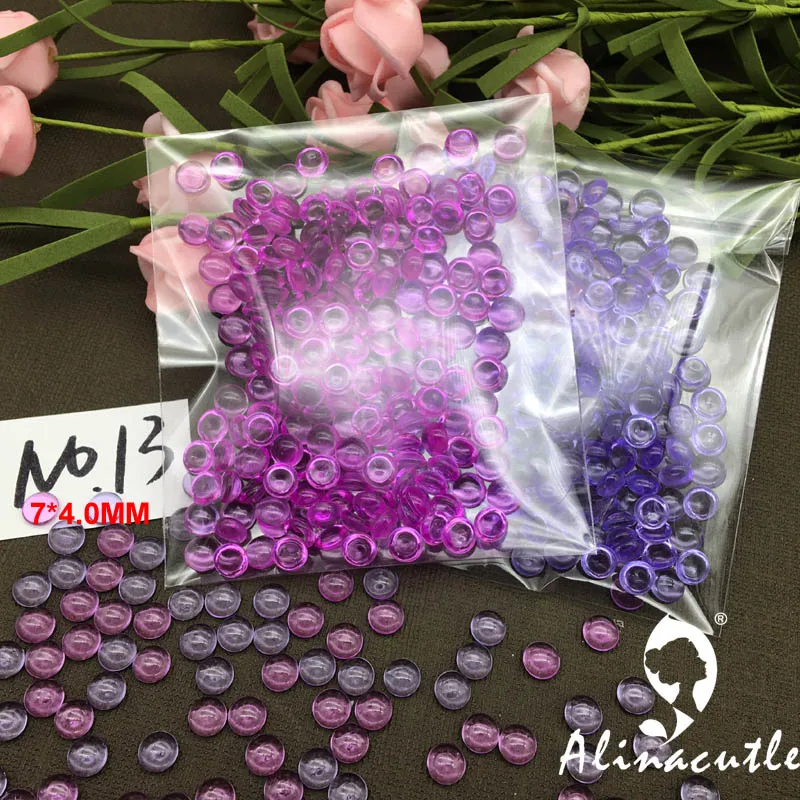 40g 7mm Round Water Drop Bead Flat Back Gems Crystal Acrylic Sequins Garment Clothing Sequins Scrapbook Shakes Stone Alinacutle