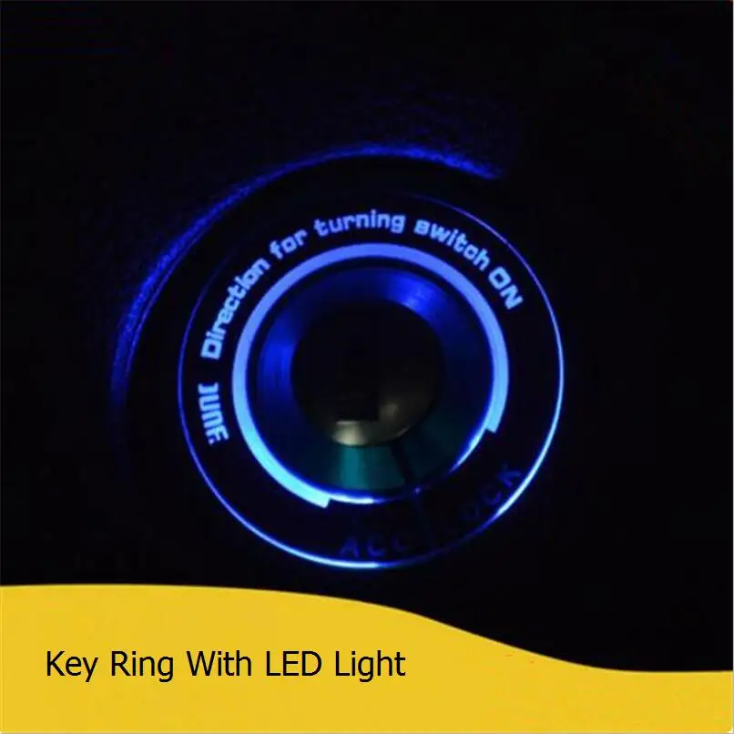 Car-styling LED keyhole Ring case for AUDI A1 A3 Q3 TT  VW Jetta Polo Golf 6 GTI R20 Scirocco Passat Tiguan /For Skoda Seat leon