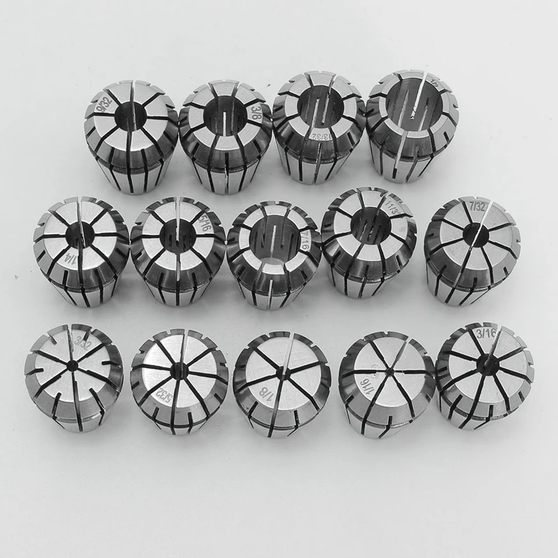 NEW ER20 14 PCS Spring Collet Set 1/16