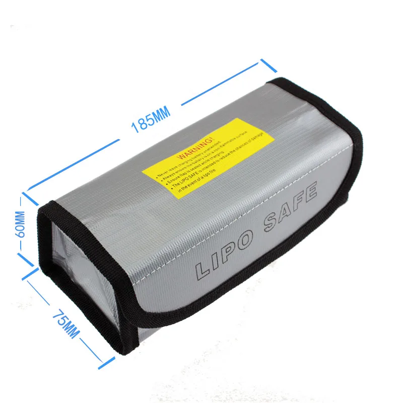 Multiple functional Lipo Battery Explosion-proof 185*75*60mm Lipo Battery Protection Guard Safety Bag for LiPo Charging