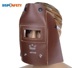 Grain Cow Leather Welder Hat Mig Tig Arc Welder Hat Face Shields Hood Helmets Welding Helmets