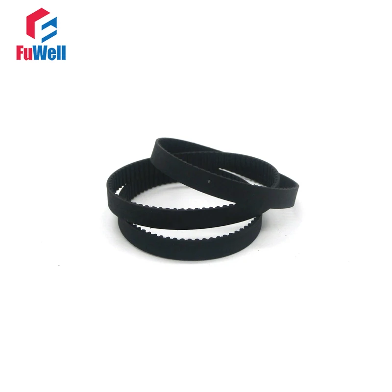 2GT Timing Belt 6/10mm Width GT2 Gear Pulley Belt 2GT-98/102/110/124/132 Closed Loop Rubber Synchronous Belts for 3D Printer