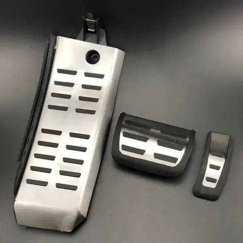 자동차 스타일링 스포츠 가속 연료 가스 브레이크 발판 페달 커버 케이스, 아우디 A6 (4F) C6 S6 2008-2012 - AT LHD 자동차 액세서리