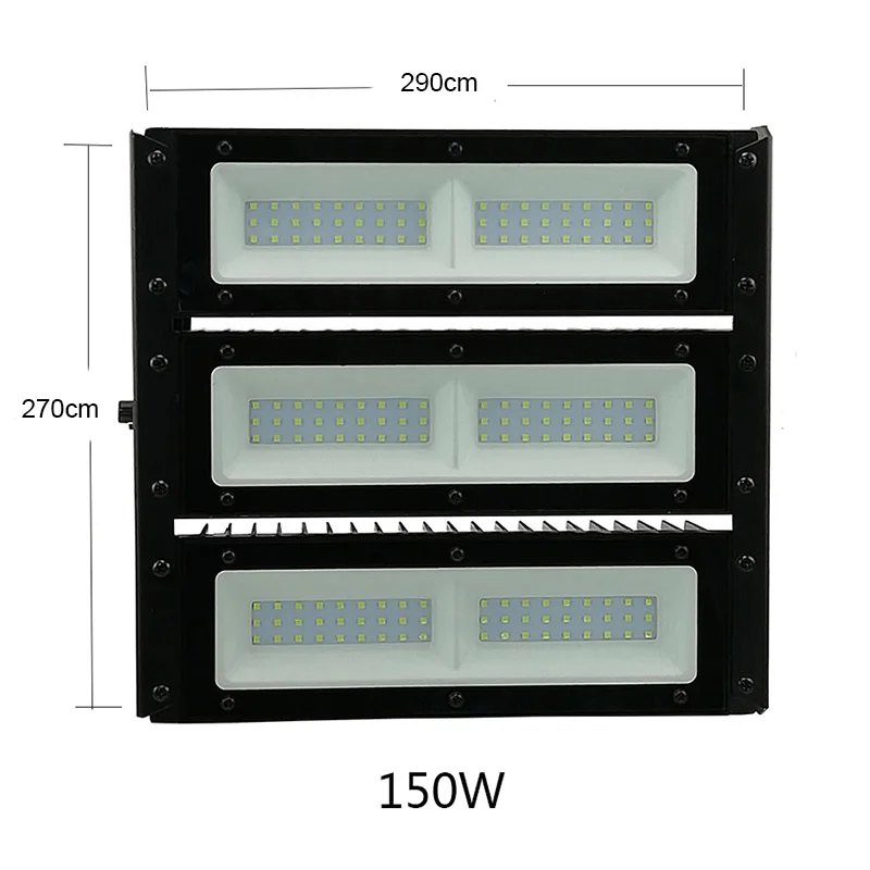 Multi Angle Flexible Adjustment Module Toughened Glass SMD3030 LED Light Fixture Outdoor Super Bright Industrial Lamp
