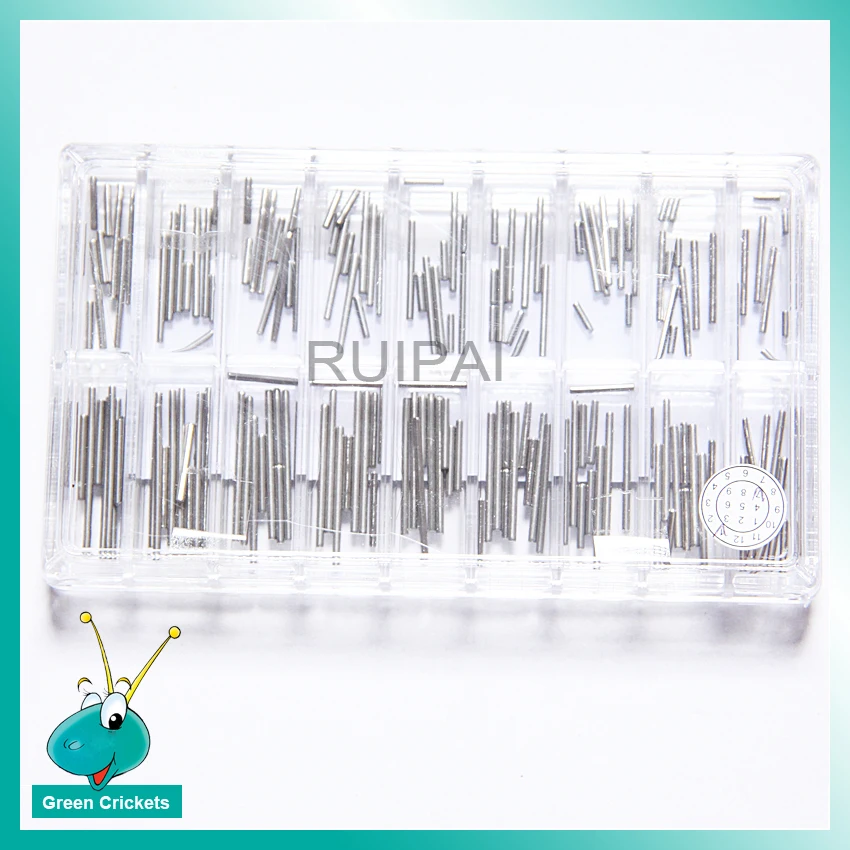 90pcs/box Assort Size Watch Strap Pins set 316# Stainless Steel Watchband Connect Link Pins for Watchband Parts Replacement