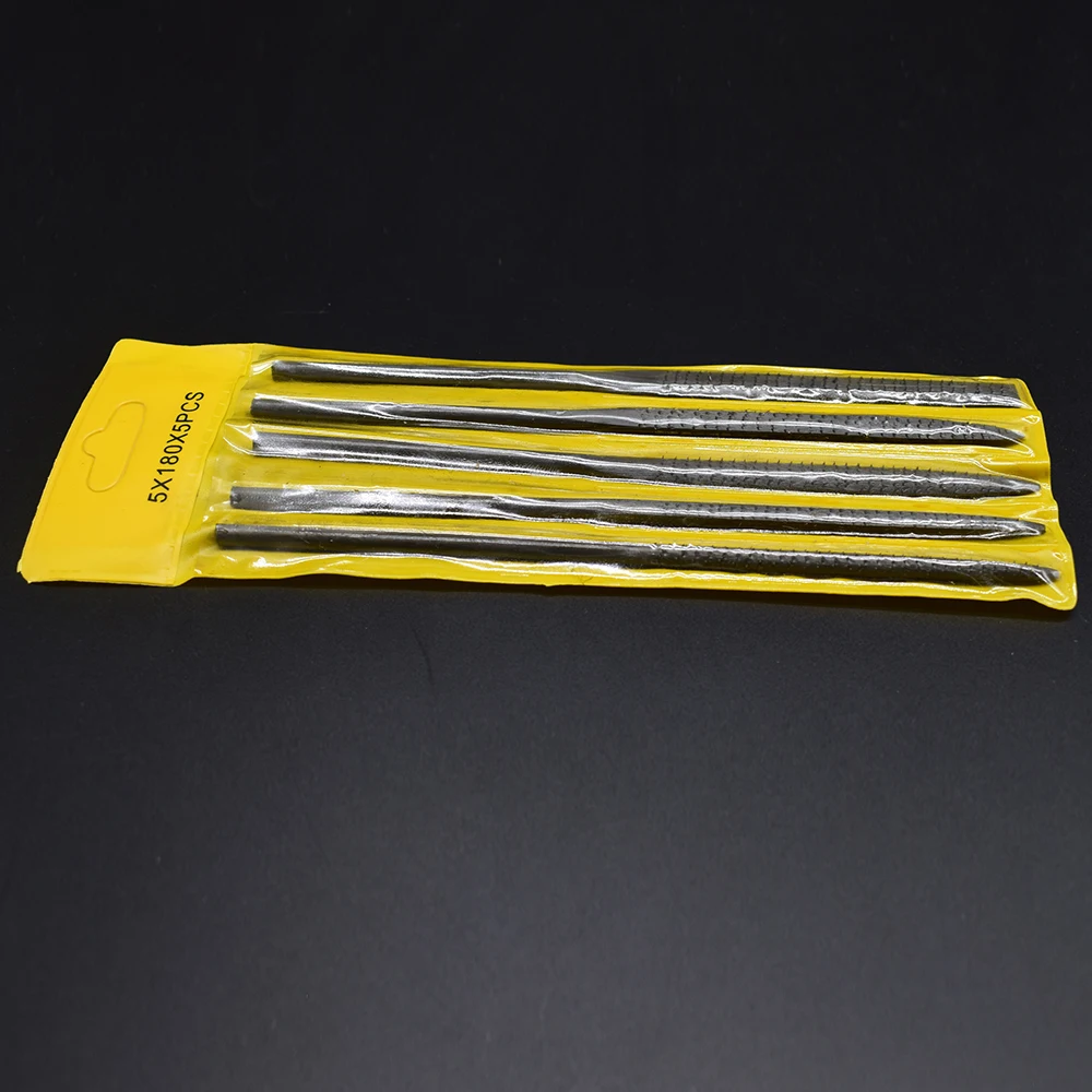 5PCS 180MM Jewelry File Wax Files Set for Clockmaker/watchmaker Repair Assorted Jewellery Craft