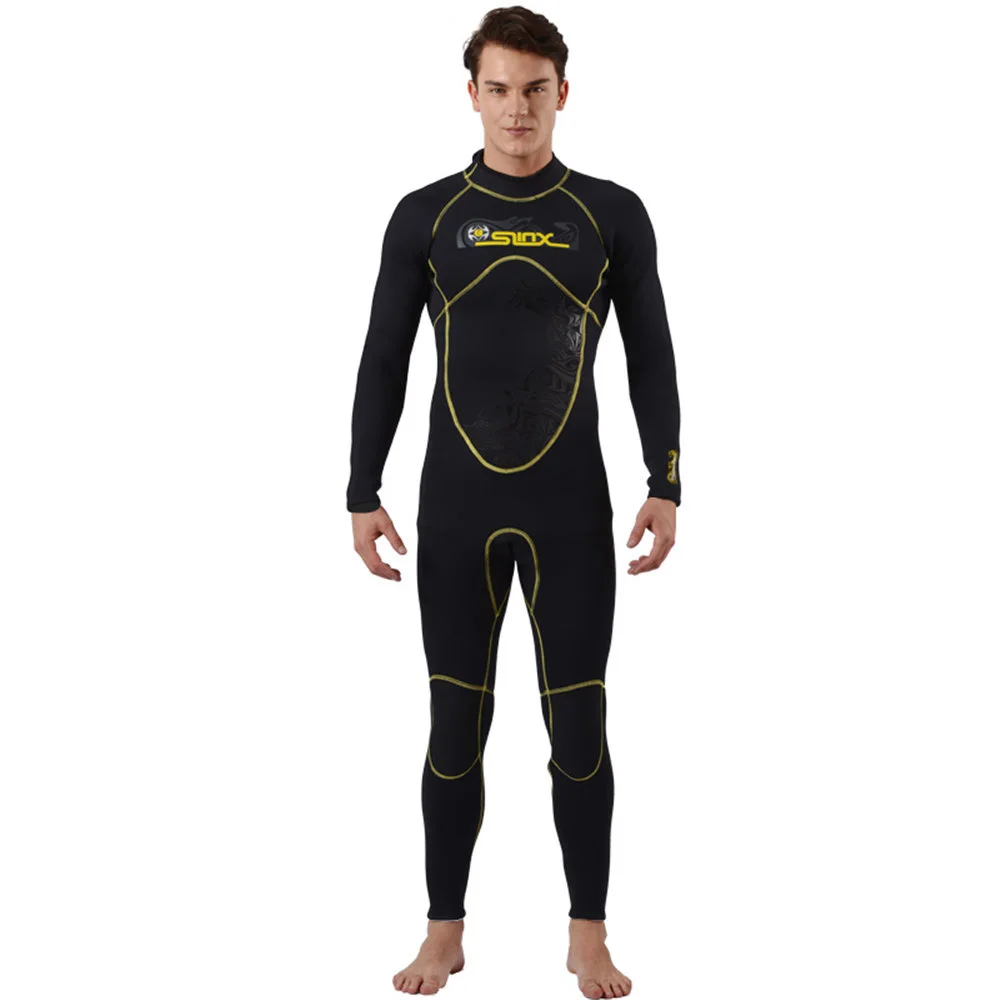 Diving Wetsuits Men Women 3MM Neoprene Diving Suit One Piece Long Sleeve Full Bodysuit Swimwear Spearfishing Surf Scuba Swimsuit