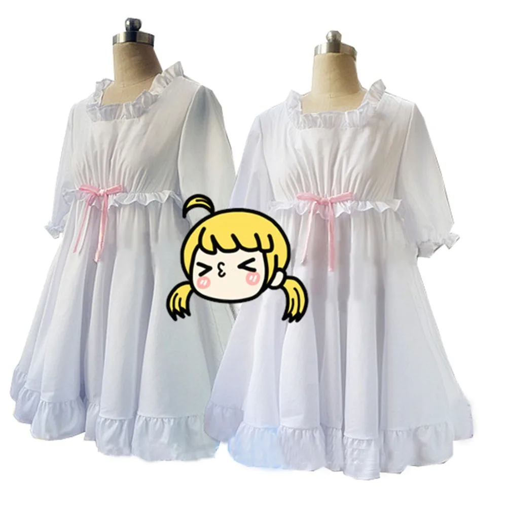 2018 Anime Diabolik Lovers Komori Yui Pajamas Cosplay Costume Nightwear Dress