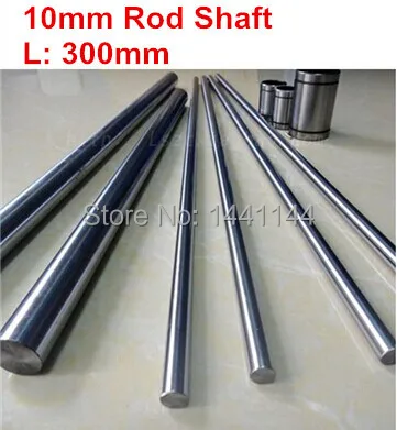 

4pcs dia 10mm - 300mm chrome plated Cylinder Linear Rail Round Rod Shaft Linear Motion Shaft