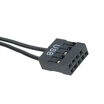 9pinový USB adaptér na SATA SSD 2,5palcový SSD napájecí kabel pro základní desku ITX notebooku 30CM 10 nejlepší prodej adaptér SATA USB s napájecím zdrojem - №3