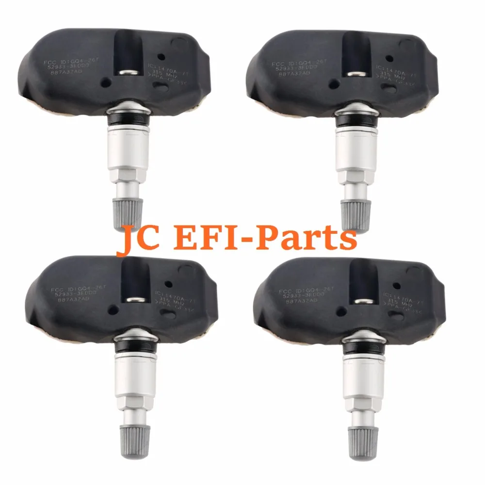 52933-1F000 SET 4 Tire Pressure Monitor Sensor For 2006-2009 HYUNDAI SONATA  SONATA  TUCSON TIBURON KIA SPORTAGE