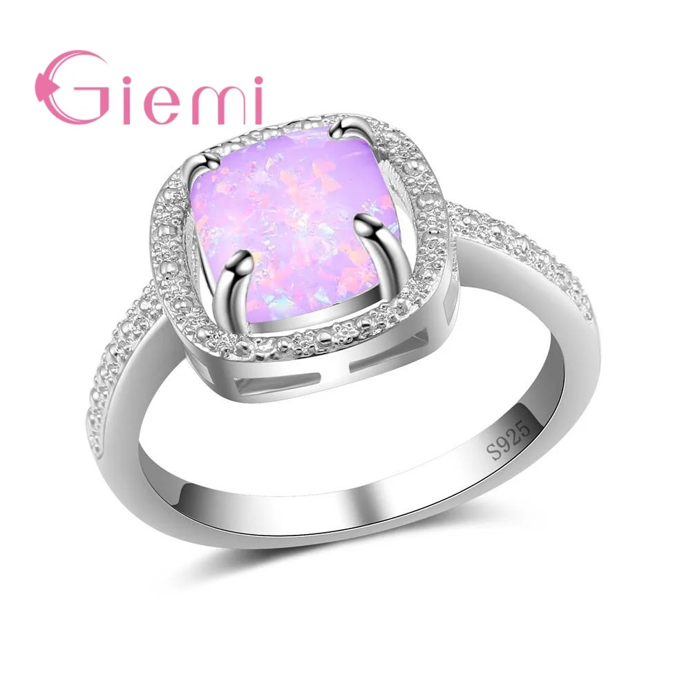 5 Color Stone Chose Senior Rings For Women 925 Sterling Silver Annulus Pretty Good Gifts For Sister/Wife/Female Partner