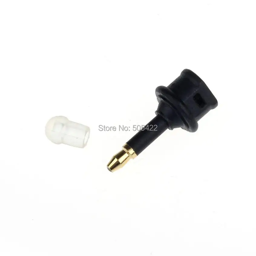 TOSLINK TO 3.5mm Mini Optical Jack Plug Audio Fiber Optic Adapter Thrifty