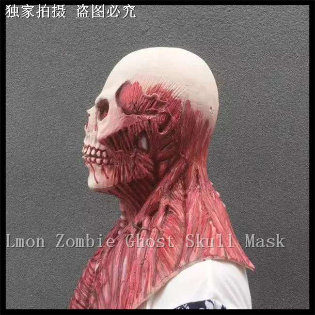 Newest Halloween Zombie Blooy Devil Mask Latex Party Horror Mask Parasite Zombie Scary Mask Masquerade Scary Mask Free Shipping