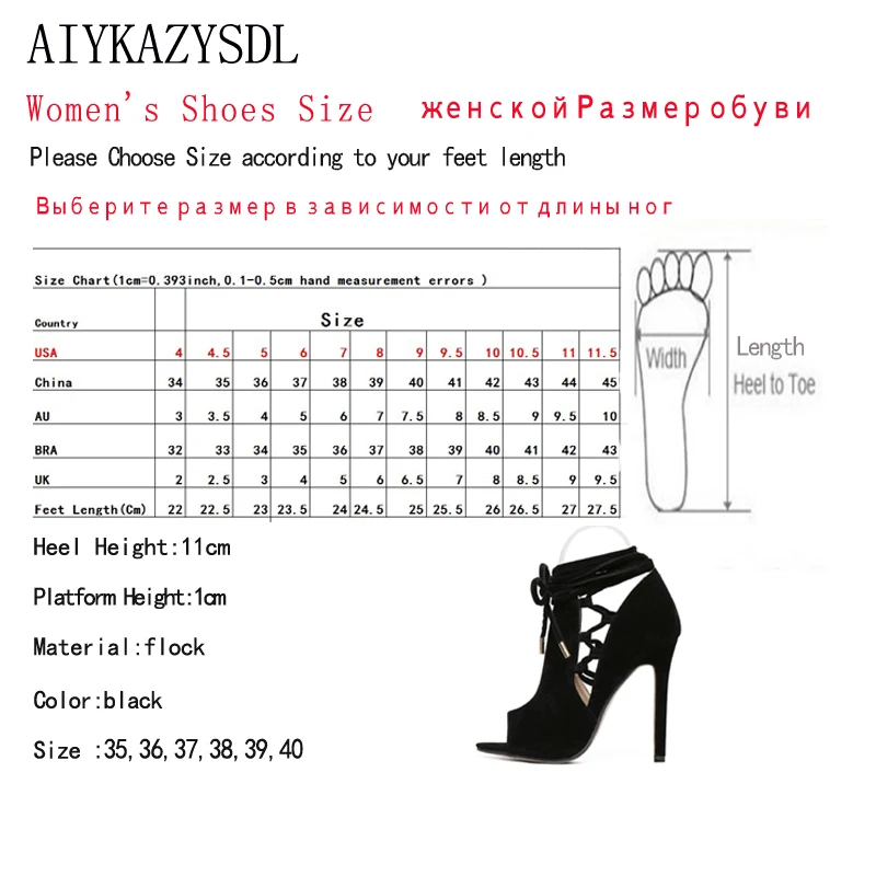 AIYKAZYSDL zapatos mujer Ribbon Open Toe Ankle Boots Spring Summer Flock Cross Tied Stiletto Pump High Heel Party Rome Shoes