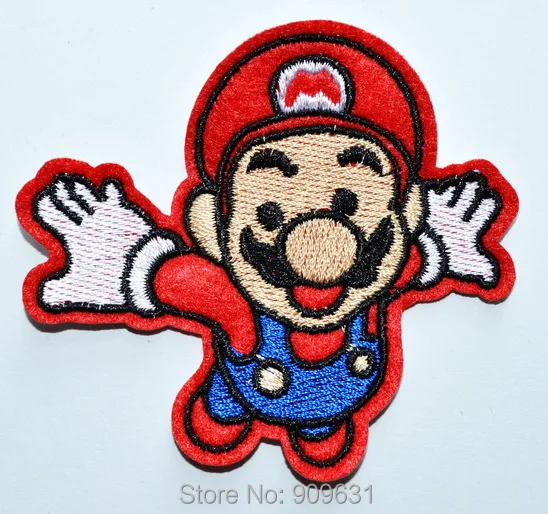 

New ! Kawaii super uncle cartoon Embroidered patch iron on Motif sew on iron on Applique embroidery DIY accessory