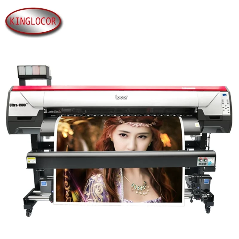 locor Ultra-1900 Plus 190CM Large Solvent Based Inkjet Printer . Two DX5 Head Outdoor Banners Printer