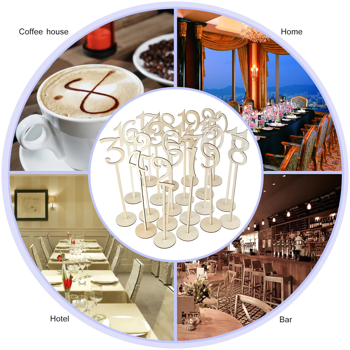 Party Decoration Wedding Table Number Table Cards Seat Cards Table Number Signs Place Holder Wedding Decoration