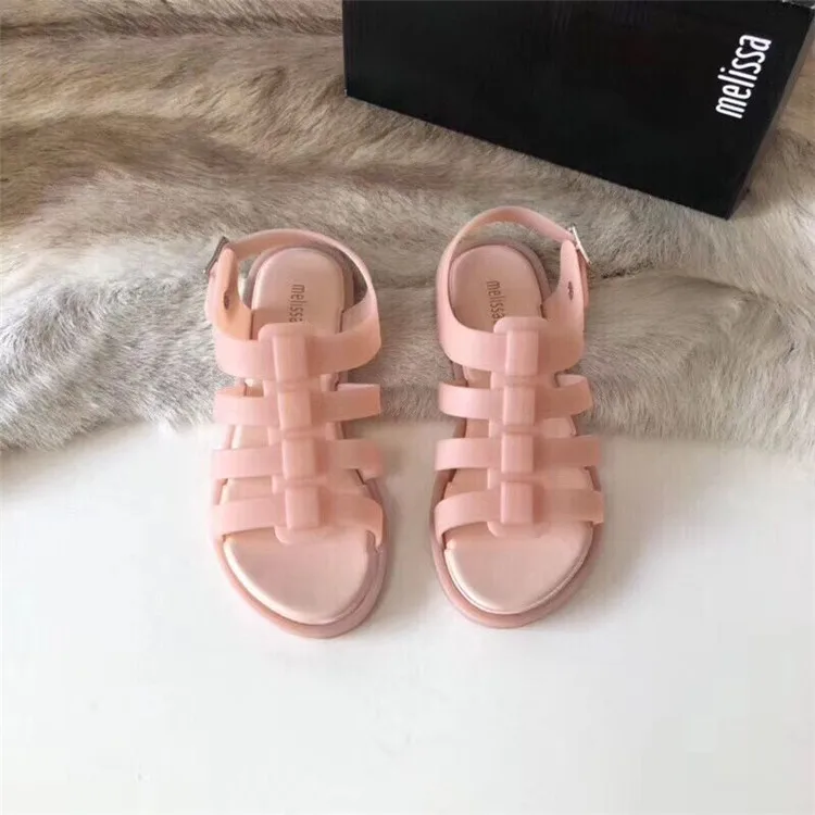 2024 New Flox Roman sandals Women Jelly Shoes Fashion Adulto Sandals Women Sandalias Melissas Female Shoes Jelly Shoes