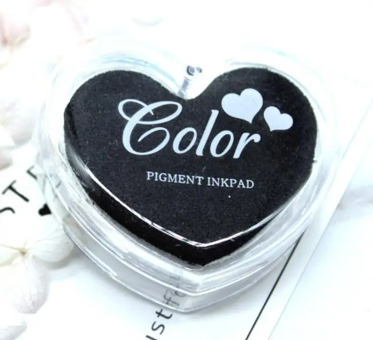 Colorful Love Candy Color Inkpad 5 PCS/Lot Rubber Stamp Ink Pad Engraving Special DIY Stamp Pad