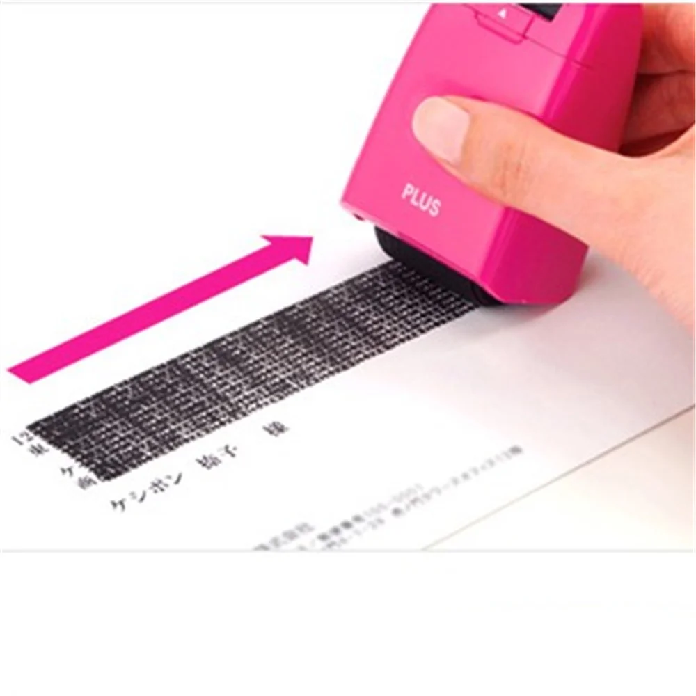 1Pc Mini Roller Rommelige Code Privacy Beschermer Zegel Roller Stempels Voor Vertrouwelijk