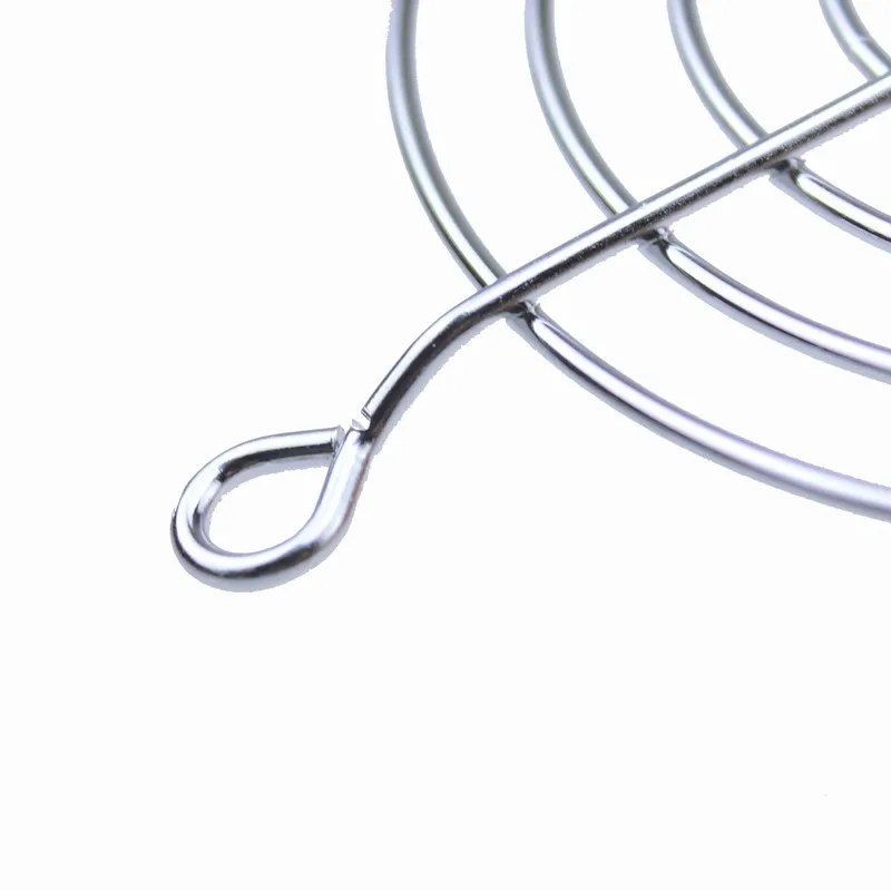 2 stks Gdstime 9 cm Ijzer Netto Roestvrij Staal Metal Fans Grill Protactor 90mm 3.5 inches AC DC Fan 92x92mm