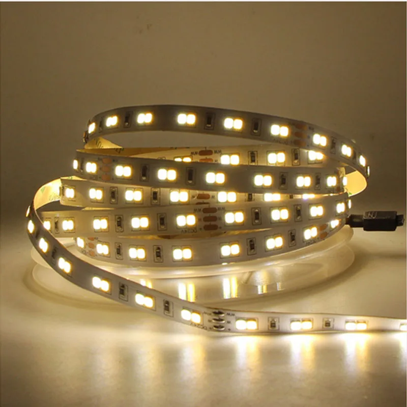 5M 10M Dwukolorowa taśma LED CRI 95 SMD2835 CCT z możliwością przyciemniania 24V DC WW CW Regulowana temperatura barwowa Elastyczna taśma LED