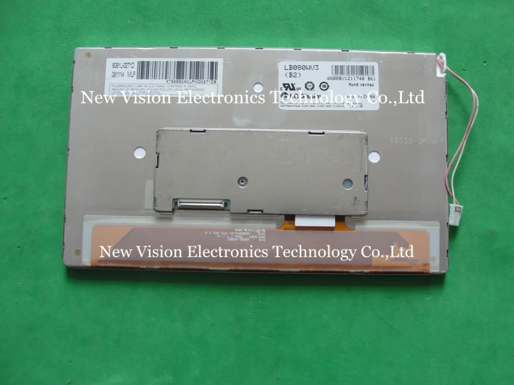 

LB080WV3(B2) LB080WV3-B2 LB080WV3-B1 LB080WV3(B1) NEW Original A+Grade LCD Screen Display Panel for Car GPS Navigation System