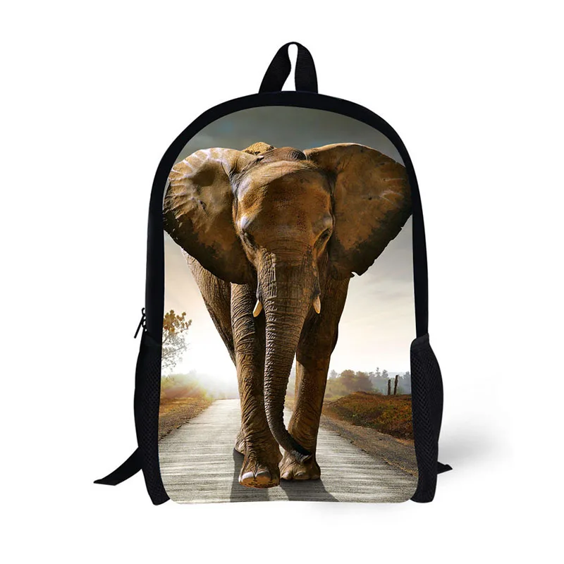 

School backpack children backpack Elephant creative classic Printing for High School Backpacks for Teenagers