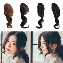 1Pc Pretty Girls Women Fake Front Hair Bangs Hair Styling Accessory Beautiful Fashion Synthetic Curled Hair Extension