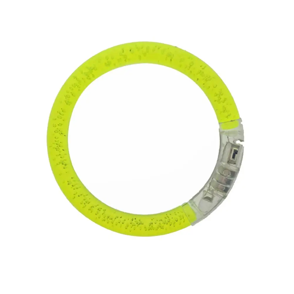 LED Flashing Bracelet Light Up Acrylic Wristband Party Bar Chiristmas Luminous Bracelet Luminous Toys For Children