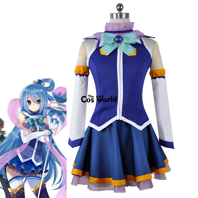 God's Blessing on This Wonderful World Aqua Outfits Anime Customize Cosplay Costumes