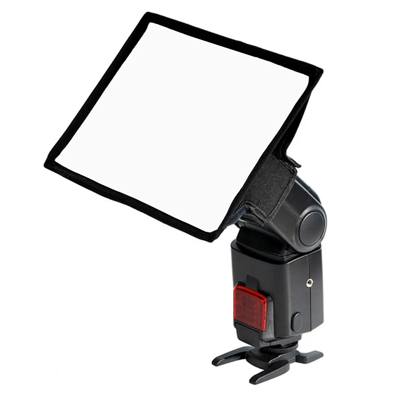 20Cm X 30Cm Đa Năng Đèn Flash Có Thể Gập Lại Softbox Khuếch Tán Speedlite Hộp Mềm Dành Cho Máy Ảnh Canon Nikon Sony Yongnuo YN560IV Godox v860II