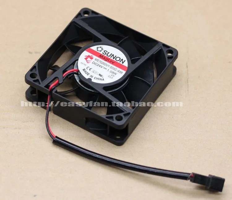 

SUNON ME70202V1-000C-A99 DC 24V 1.59W 70x70x20mm 2-wire Server Cooling Fan