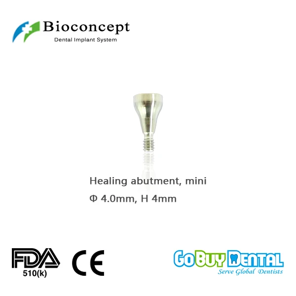 

Bioconcept BV compatible Mini healing abutment D 4.0mm, height 4mm (323020)