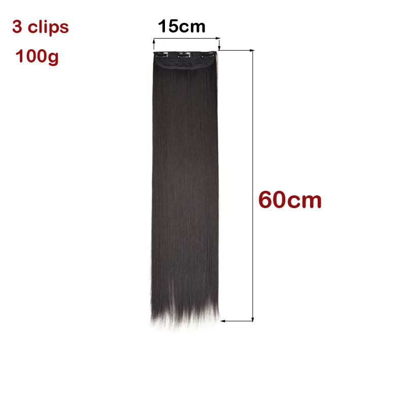 Jeedou-Extension de cheveux synthétiques à clip, postiche invisible, accessoires de cosplay, plus long, 80cm, 32 po, 1 pièce