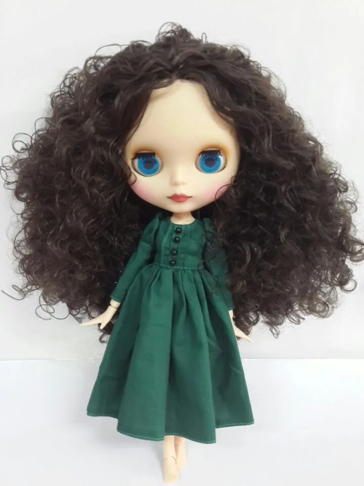 Free shipping Nude blyth dolls with Joint body articulated doll for  DIY change big eye girl doll