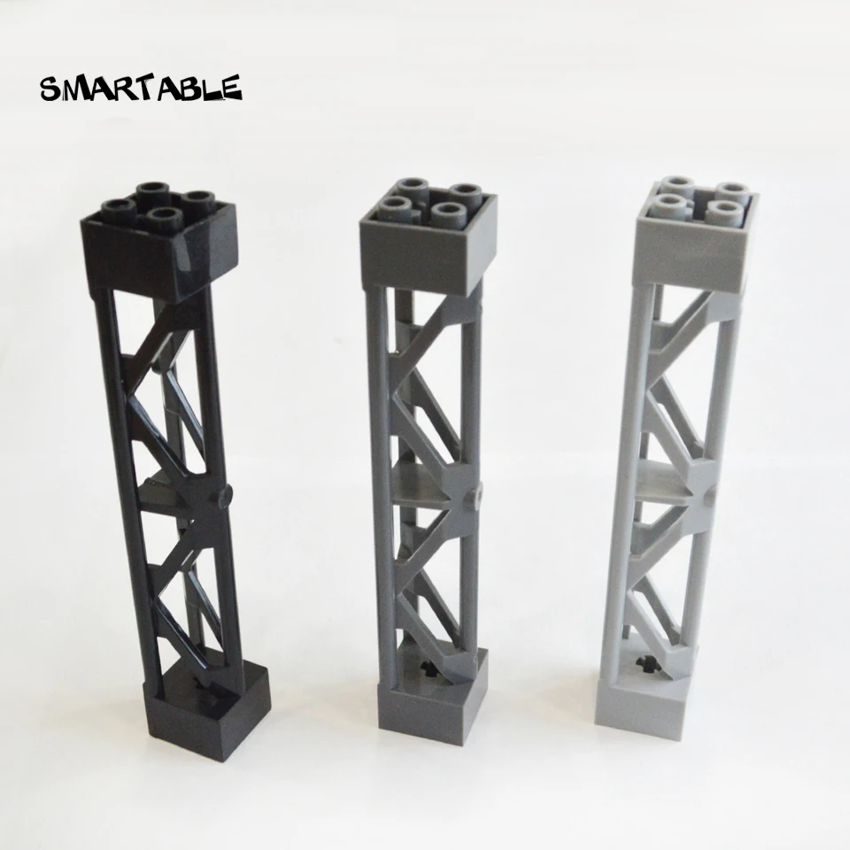 

Smartable Support 2x2x10 Girder Triangular Vertical Building Blocks Parts Toys Compatible City 58827/95347 10pcs/lot