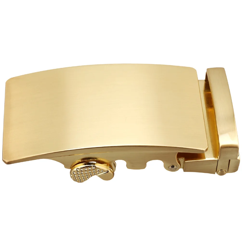 3.5cm Mens Belts Automatic Buckle Fashion Belts For Men Business Popular Male Brand Belts Luxury Gold Metal Buckle Head