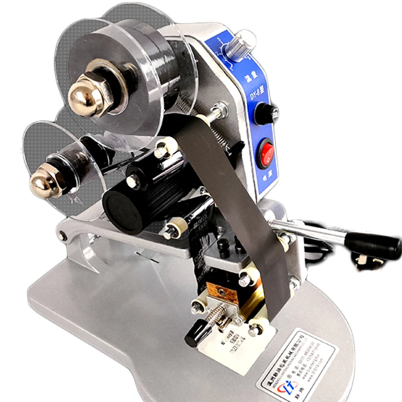 Manual Small Portable Coding Machine Ribbon Type Coding Machine Date Number Shelf Plastic Food Packaging Coder DY-8