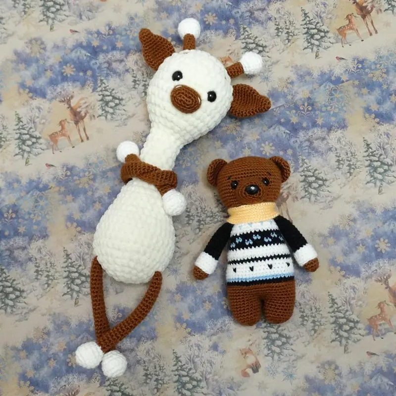 205 둥근 편평한 눈 + 125 코 삼각형 코 인형 만들기 장난감, 테디 베어 인형 눈, Amigurumi 액세서리 만들기